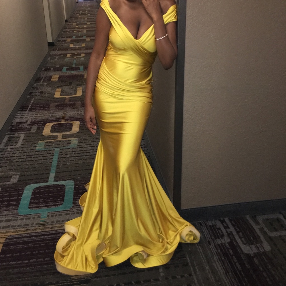 Jessica Angel Collection Dress-Mustard